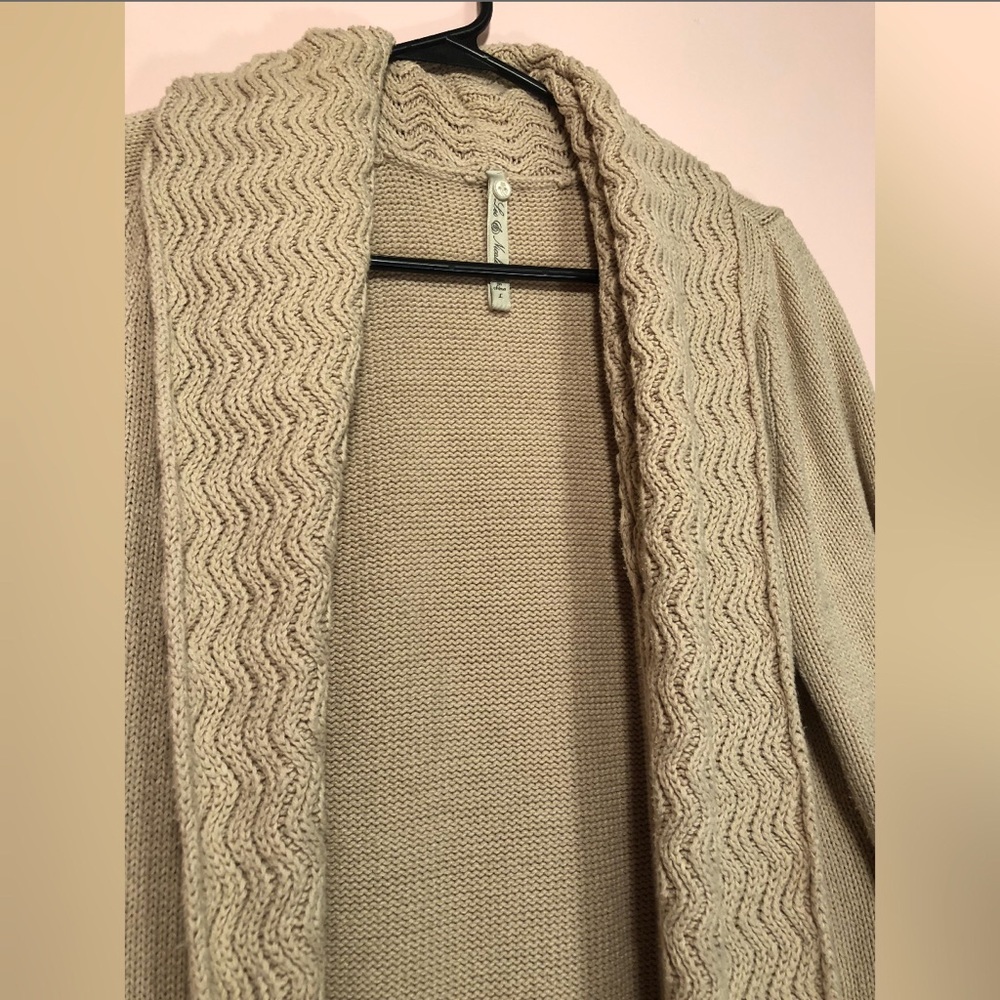 Long Tan Cardigan - Picture 2 of 4